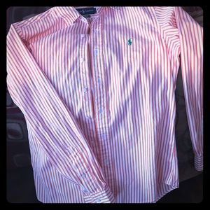 Men long sleeved Polo shirt